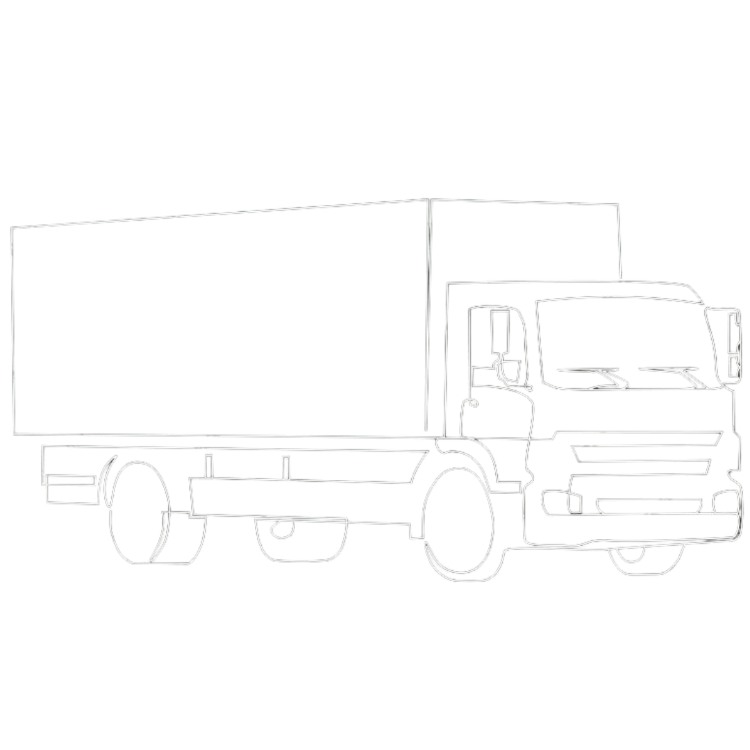 Pelican Moving Company truck illustration